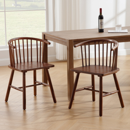 Henry Bow Back Windsor Dining Chair (Set of 2)