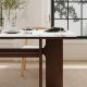 Alex 63'' Rectangle Dining Table Set For 4-6