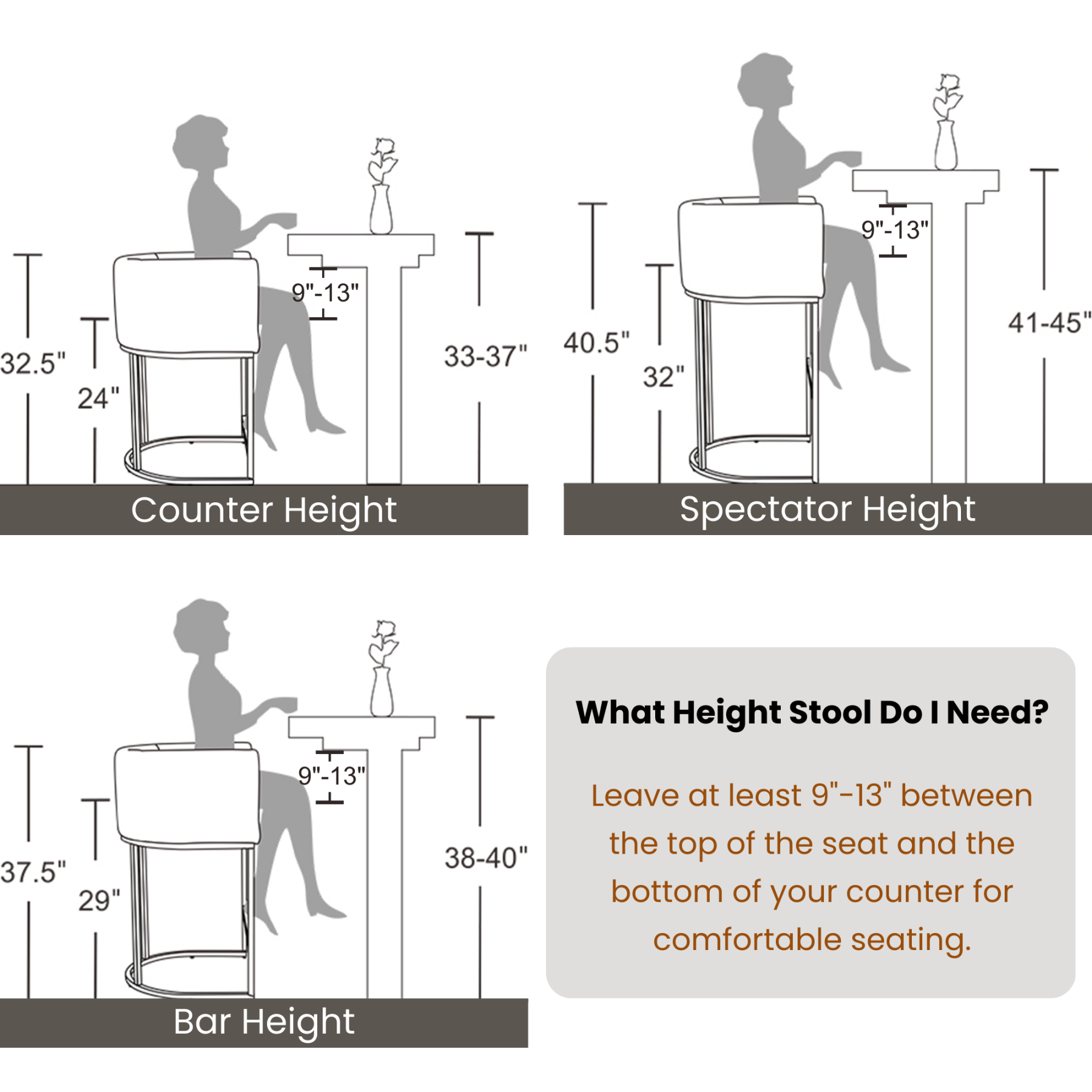 Vintle Bar & Counter Stool