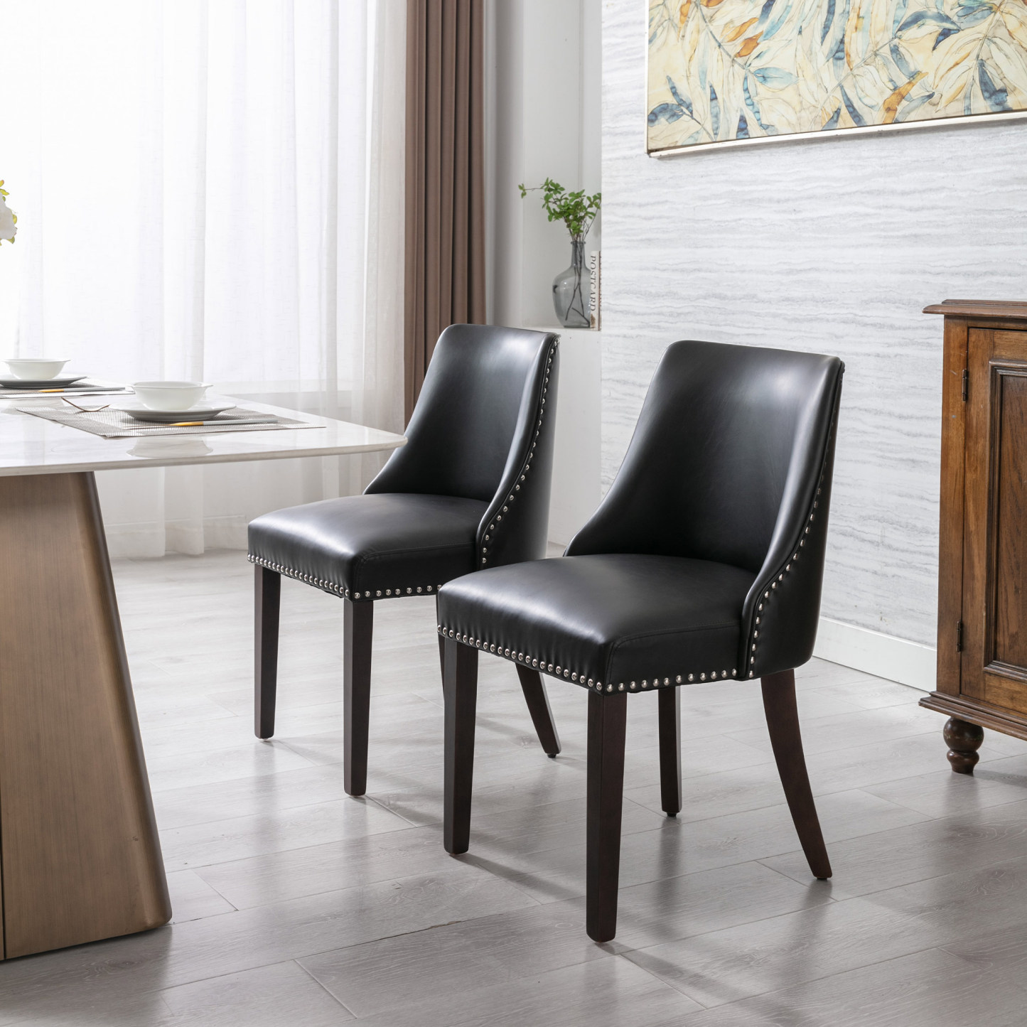 Eloise Linen Dining Chairs (Set of 2)