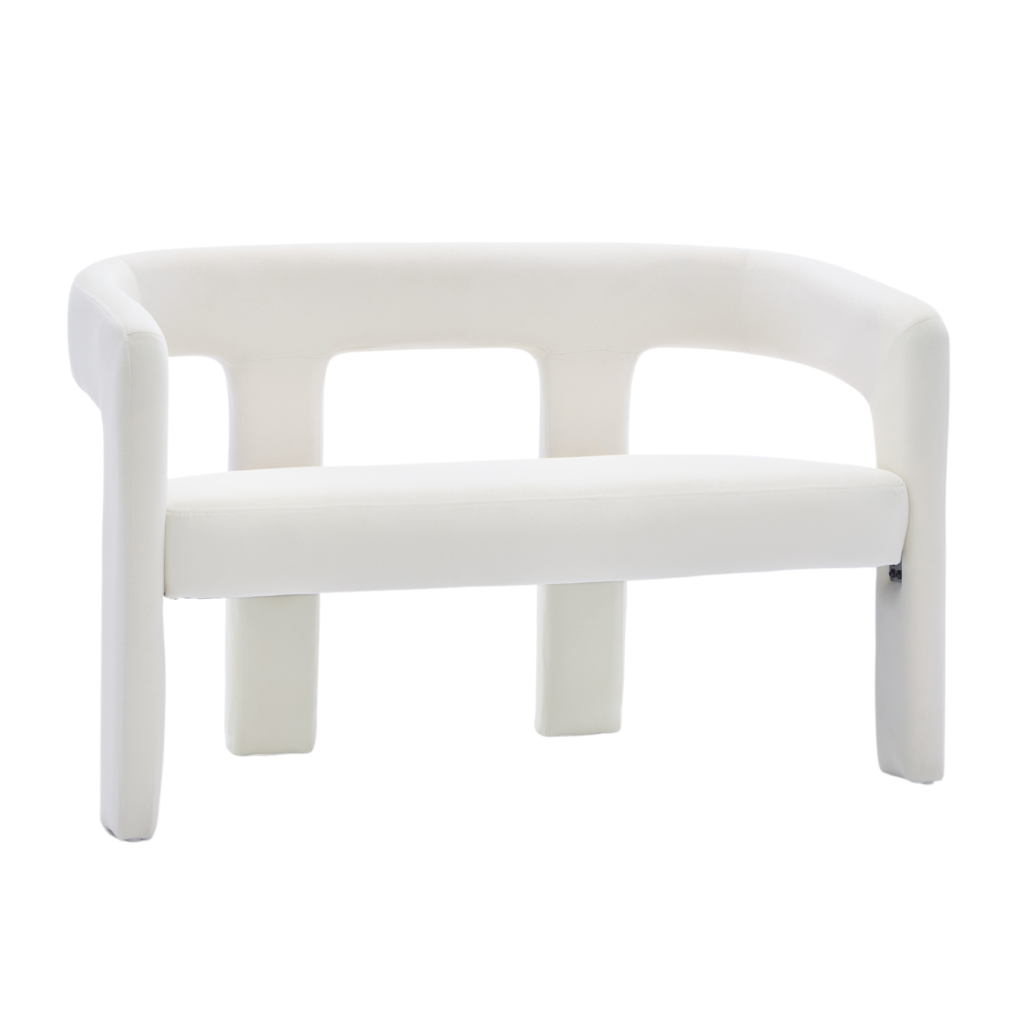 Dove 47'' Bench with Back