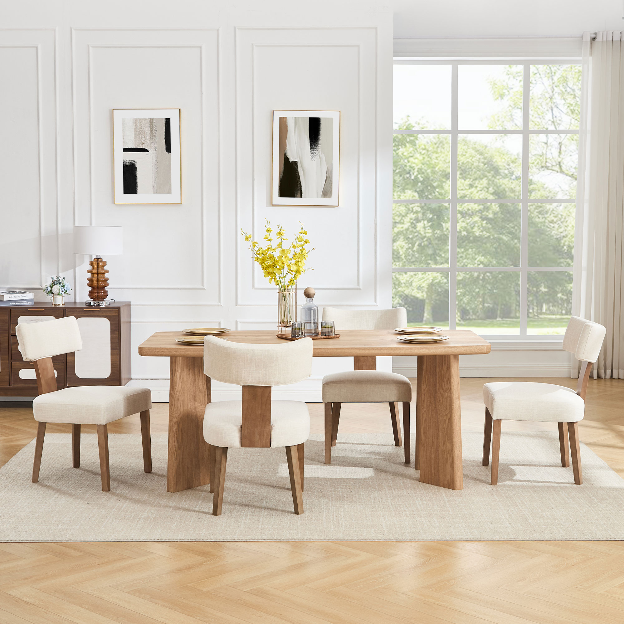 71 '' Rectangle Dining Table Set