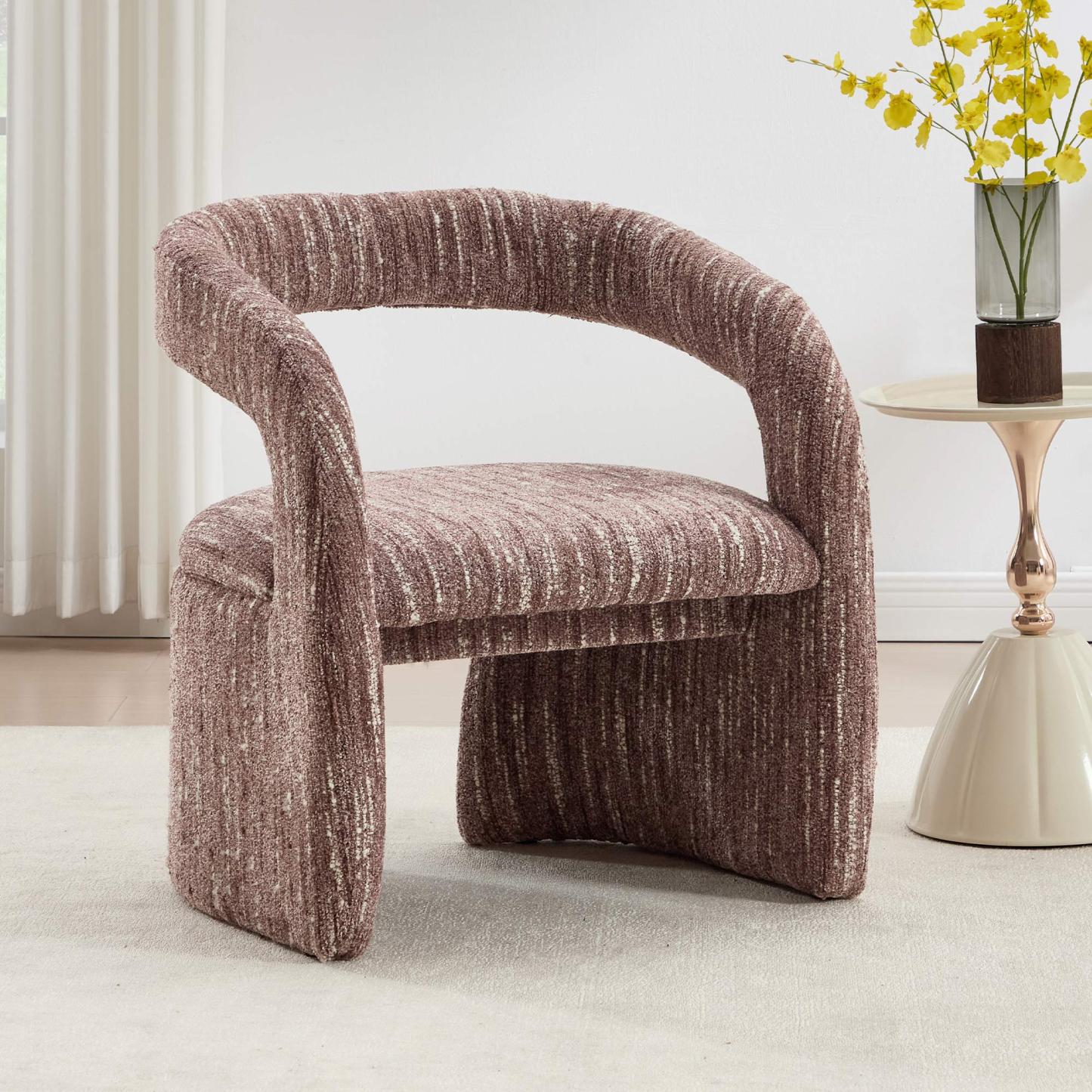 Eva Accent Chair with Ottoman