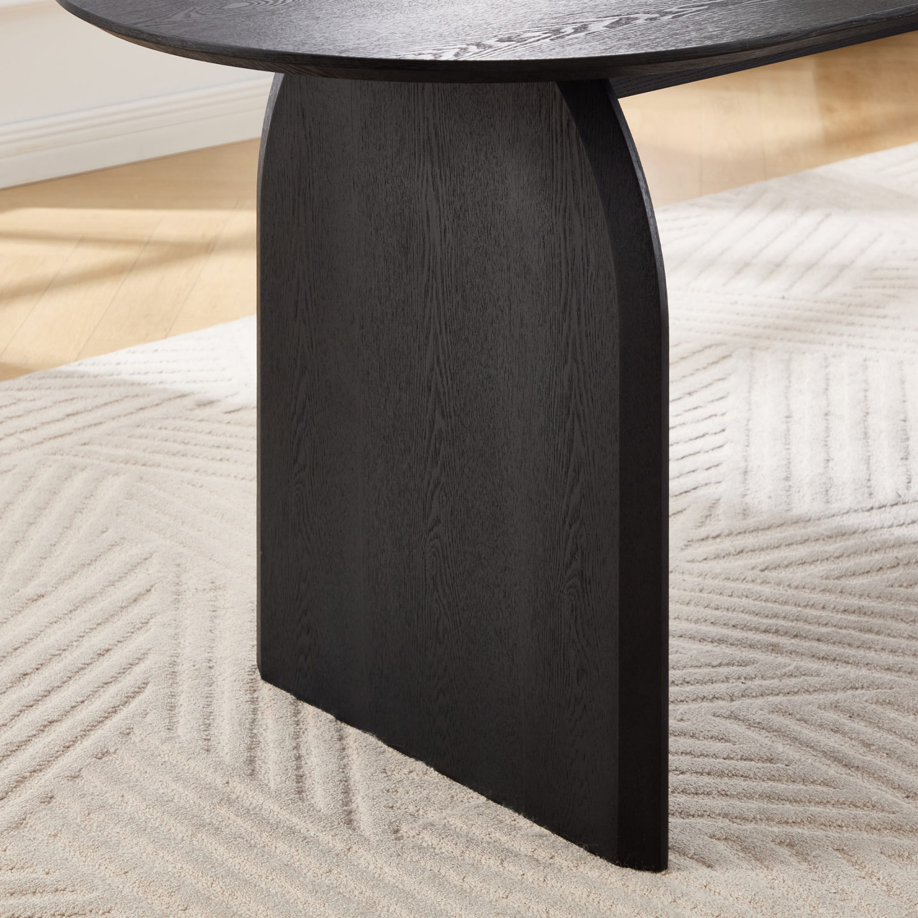 Birch Oval Dining Table Set