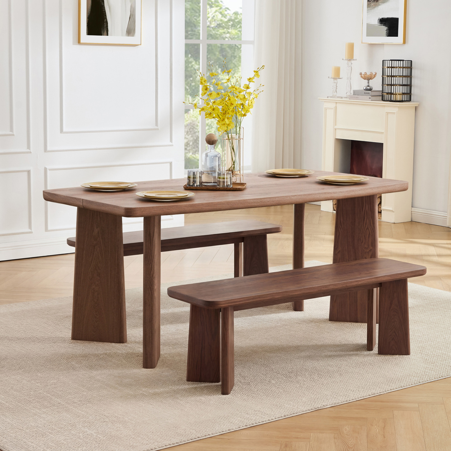 Rectangle Dining Table Set