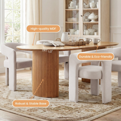 Payson Dining Table With Dove Chairs Set