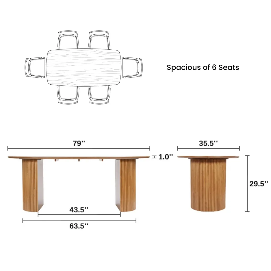 [Copy]Payson Dining Table With Chairs Set