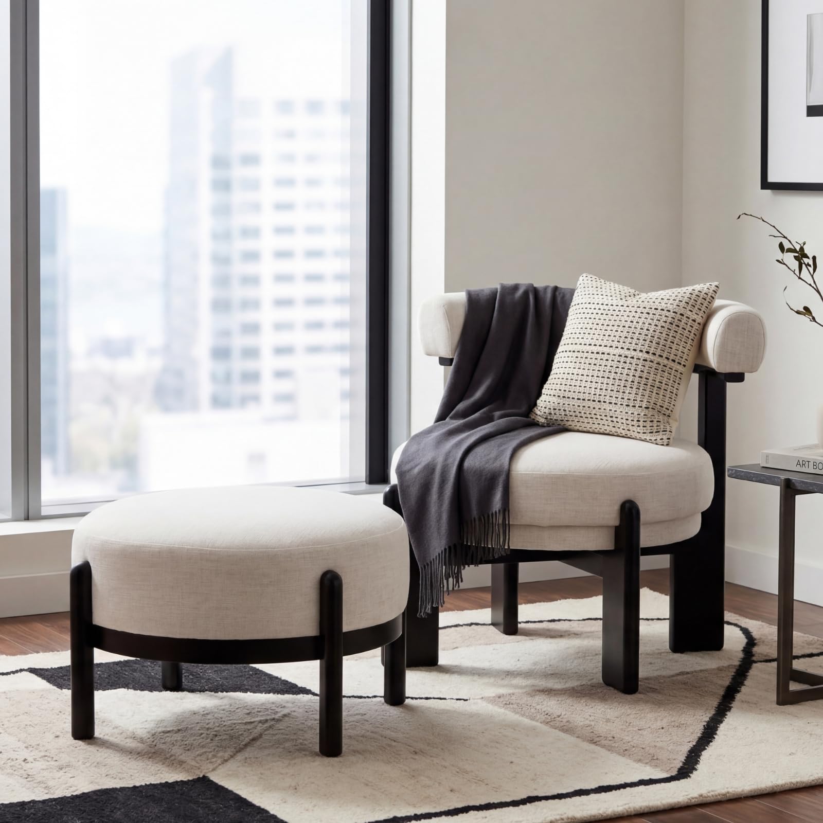 Dawson Modern Minimalist Armchair