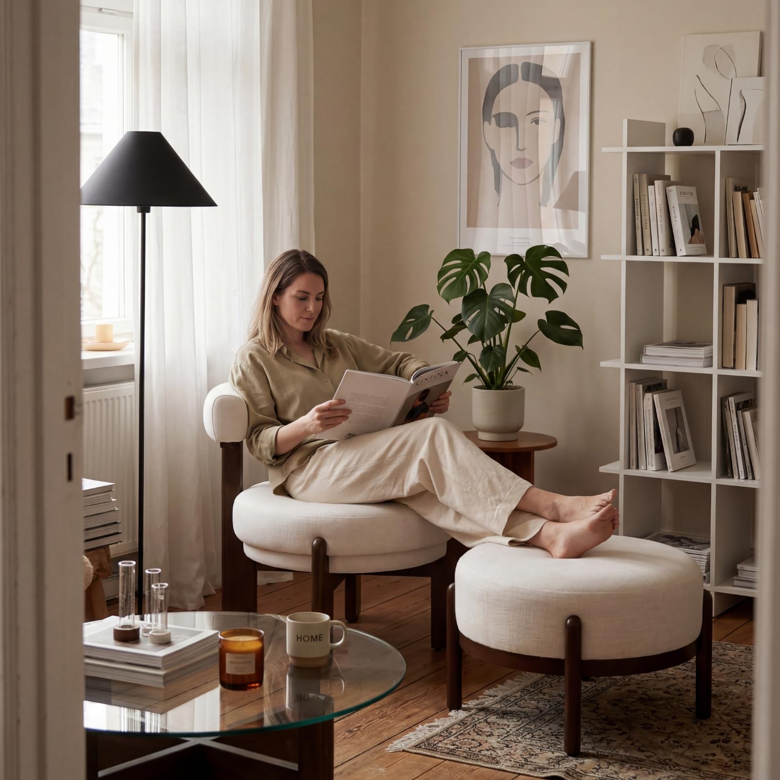 Dawson Modern Minimalist Armchair