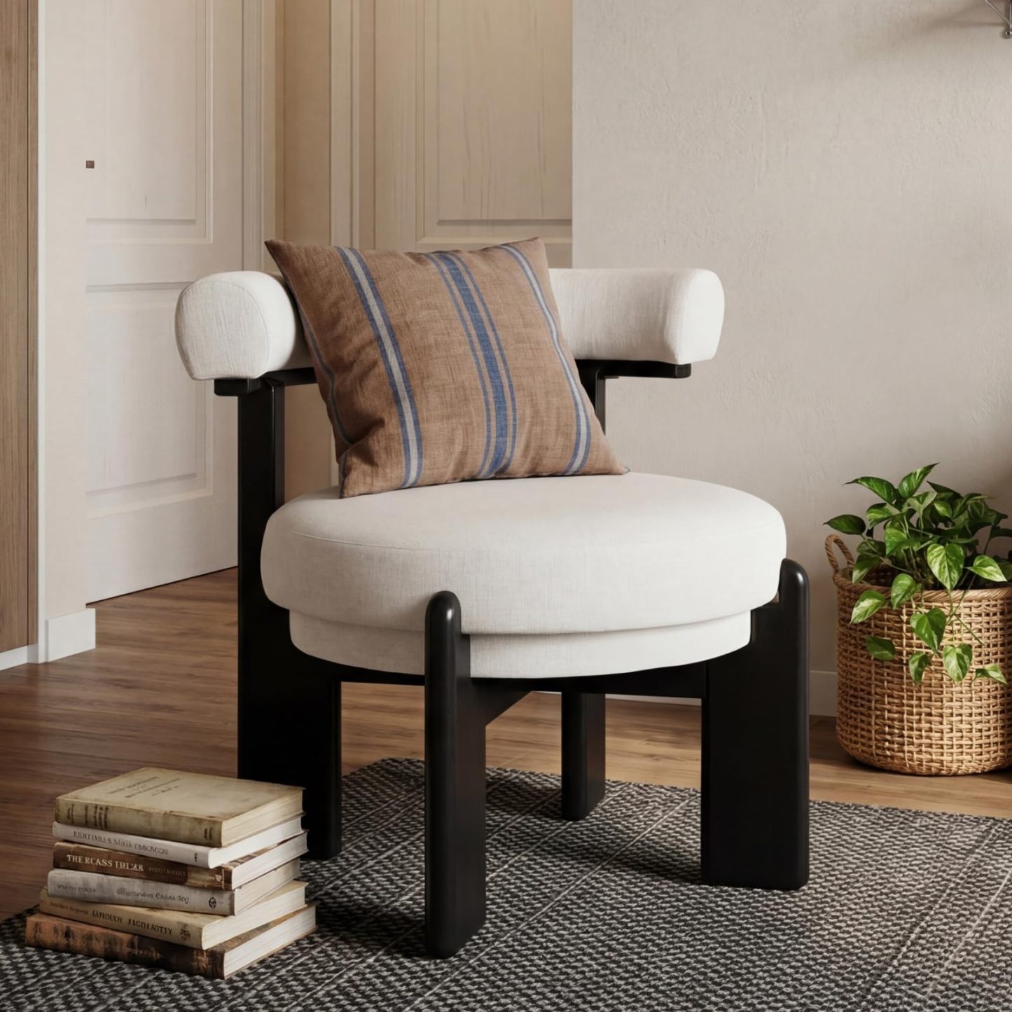 Dawson Modern Minimalist Armchair