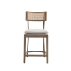 Walter 26.5'' Cane Counter Stool with Soft Pad (Set of 2)