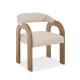 Elowen 47.5" Round Dining Table With Clara Chairs Set