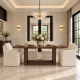 Rowan 79" Rounded Rectangular Dining Table - Cocoa Brown