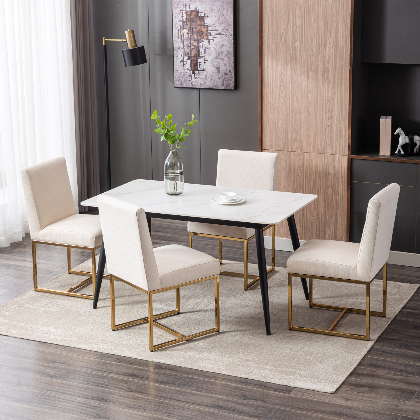 Rectangle Dining Chairs (Set of 2)