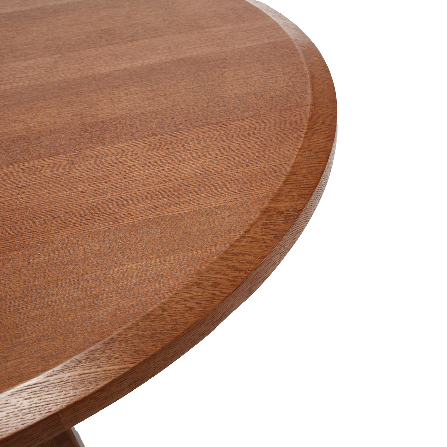 Robin Solid Wood Coffee Table - Modern Oval Coffee Table with