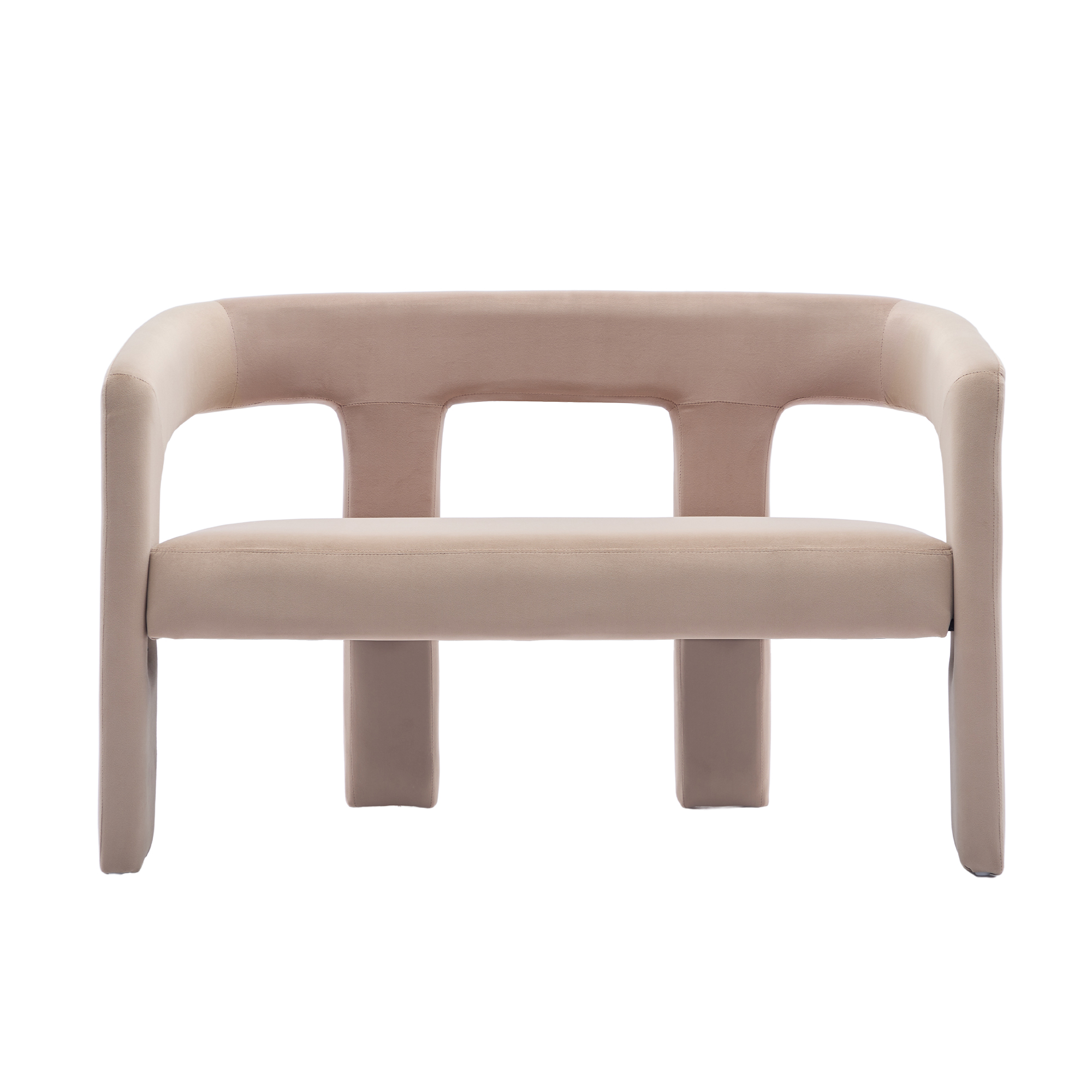 Dove 47'' Bench with Back