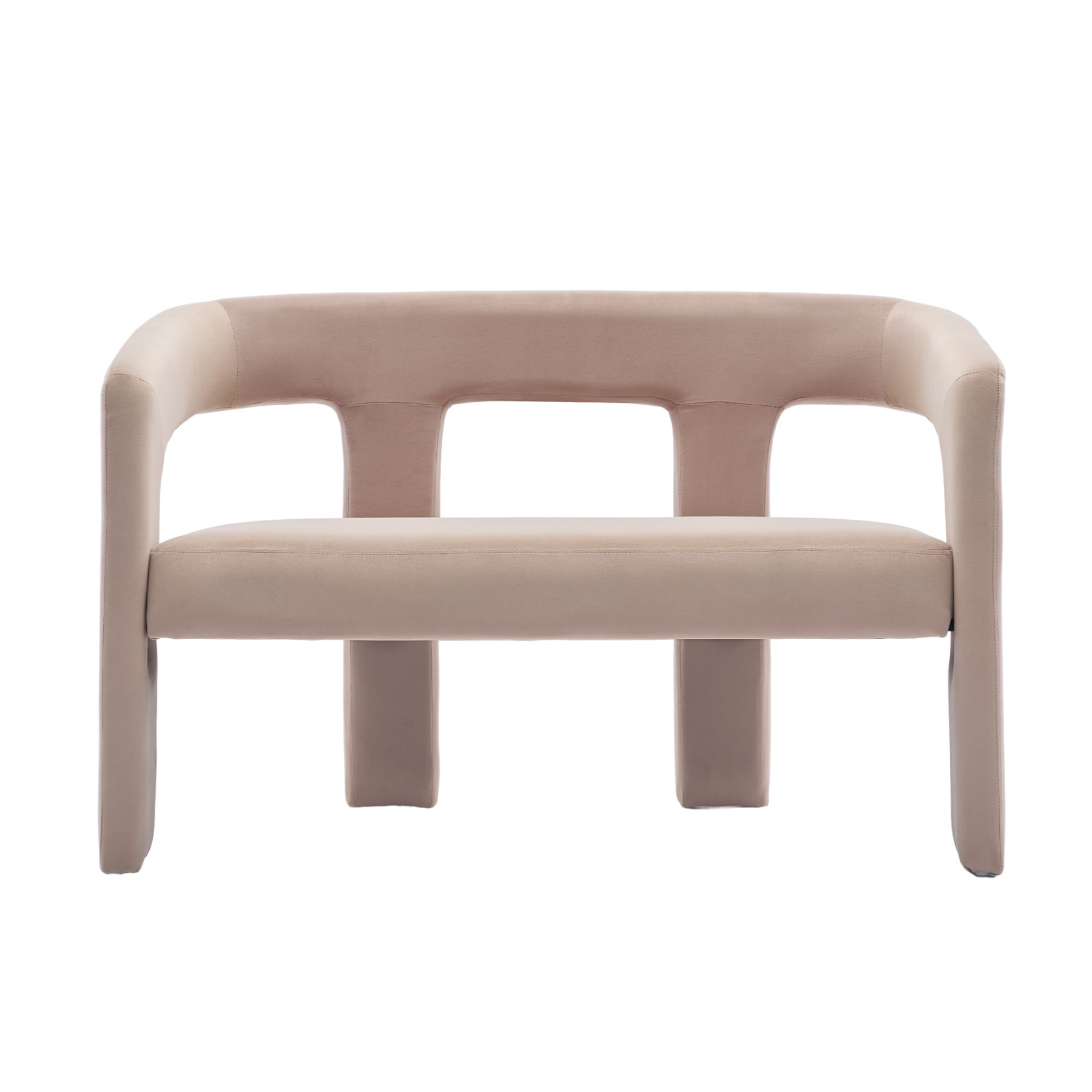 Dove 47'' Bench with Back