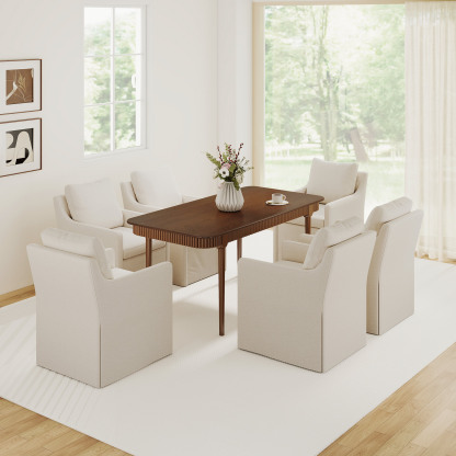 James 63'' Rectangular Dining Table Set