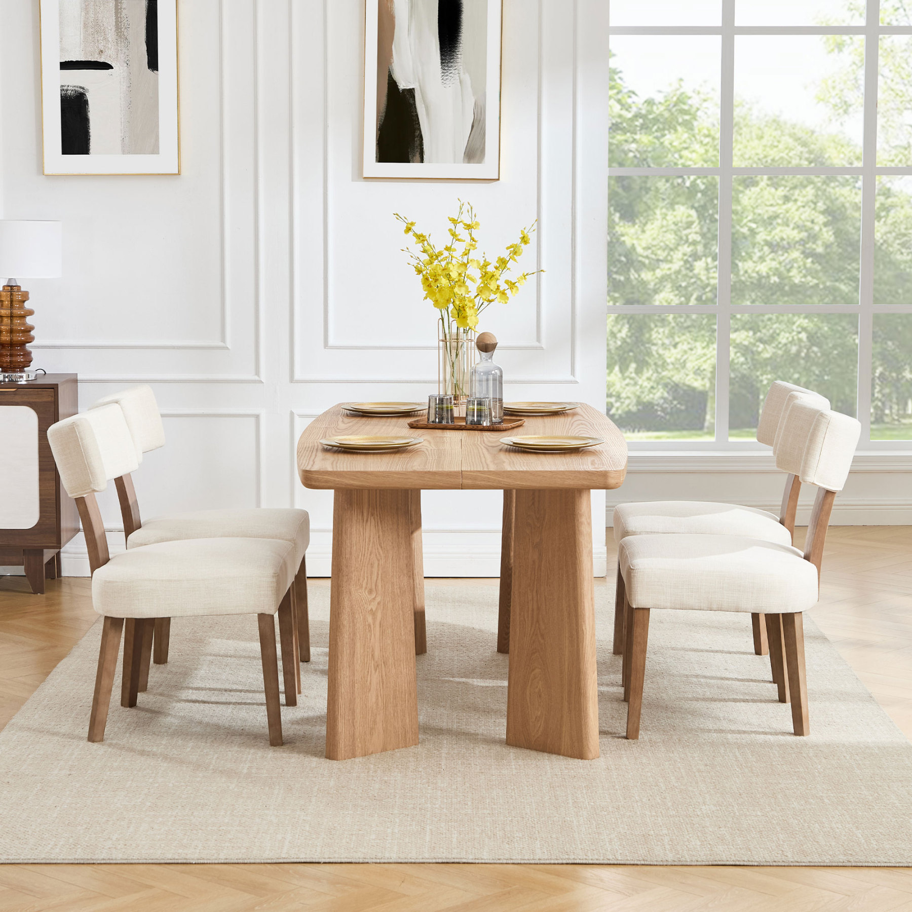 Rectangle Dining Table 71''