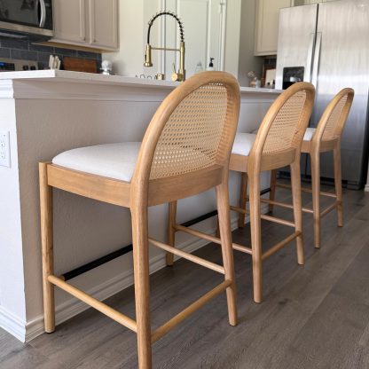 Salem Rattan Bar Stools (Set of 2)
