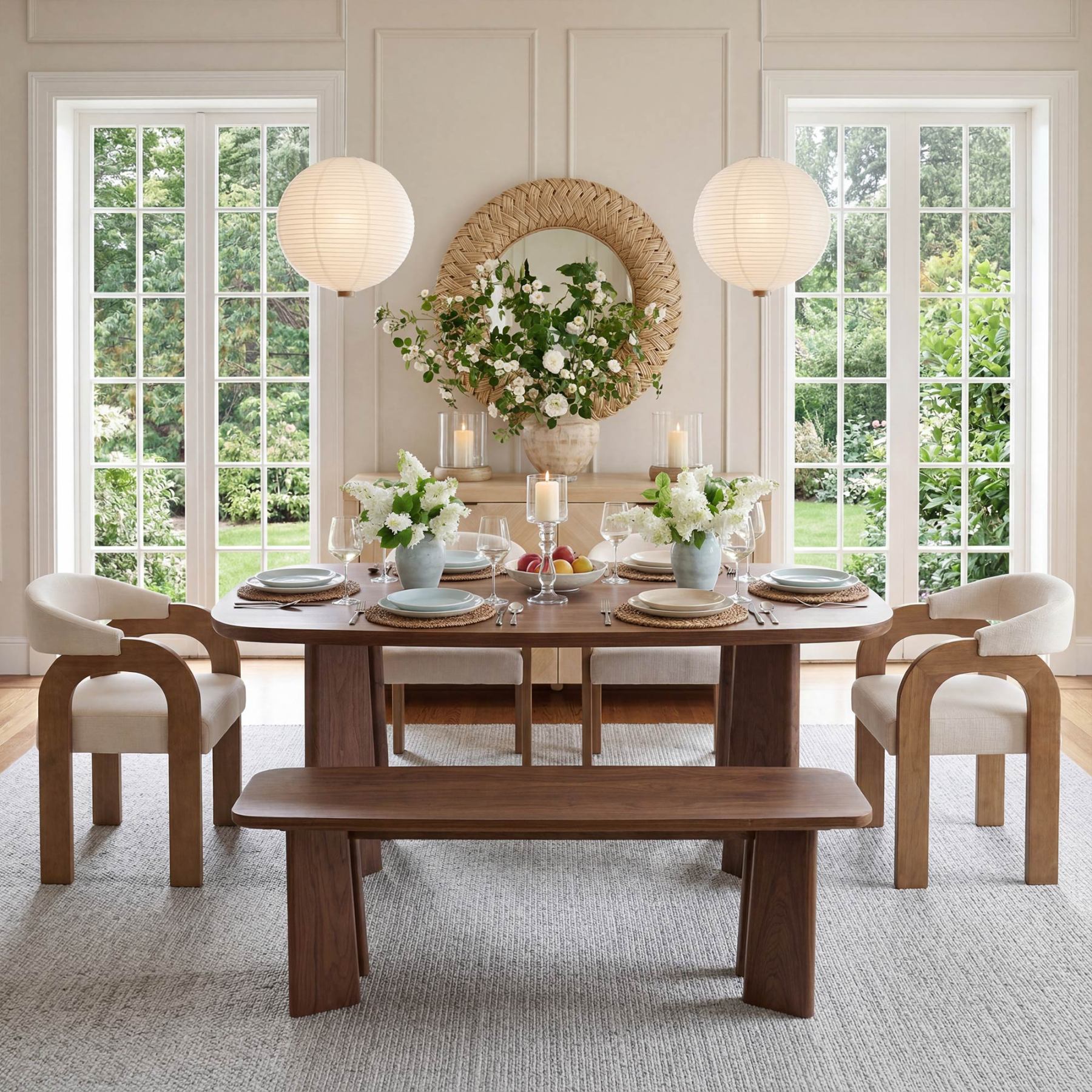 Rectangle Dining Bench