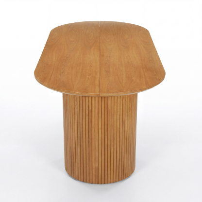 Mateo Oval Dining Table With Dove Chairs Set