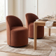 Ryan Modern Upholstered Swivel Dining Chair