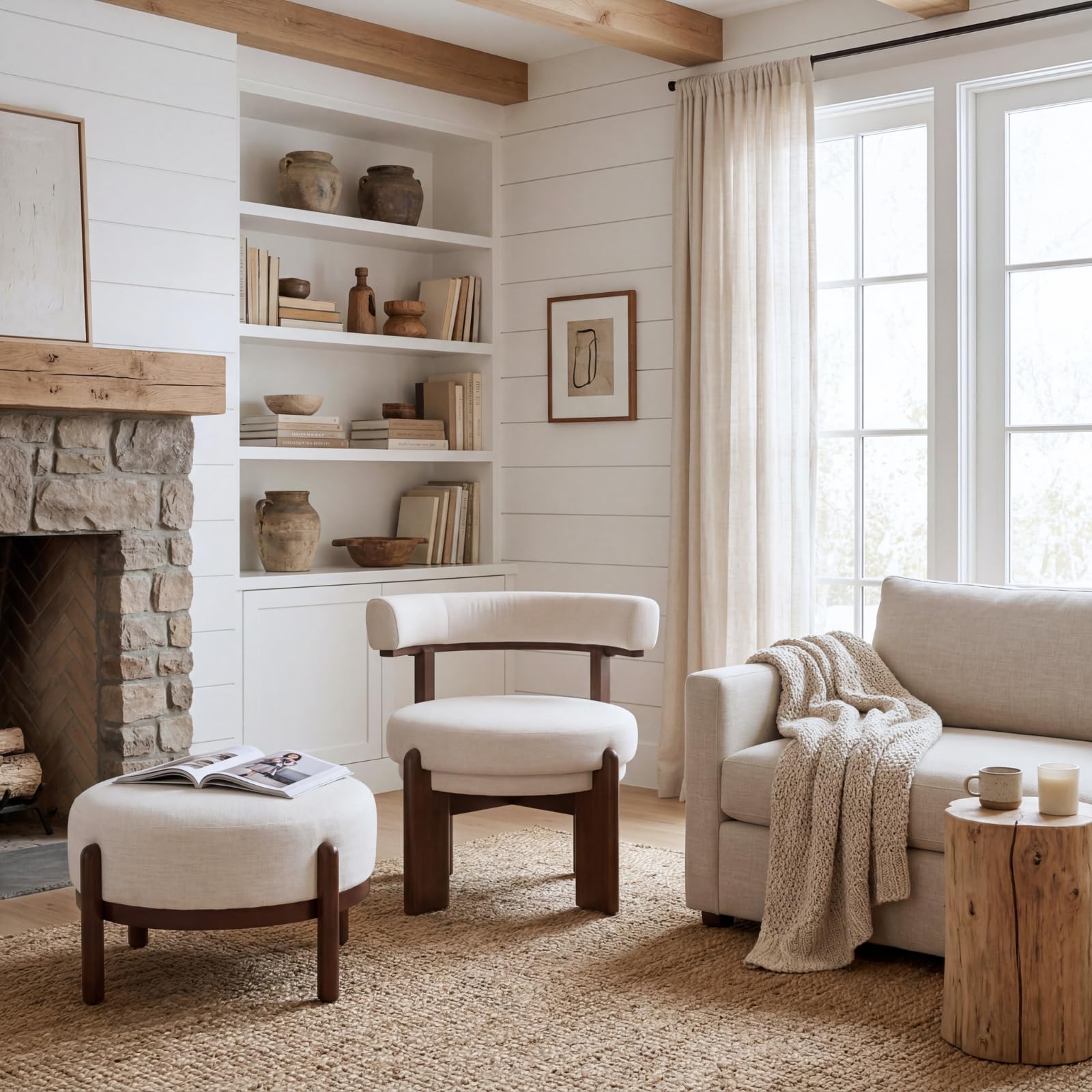 Dawson Modern Minimalist Armchair