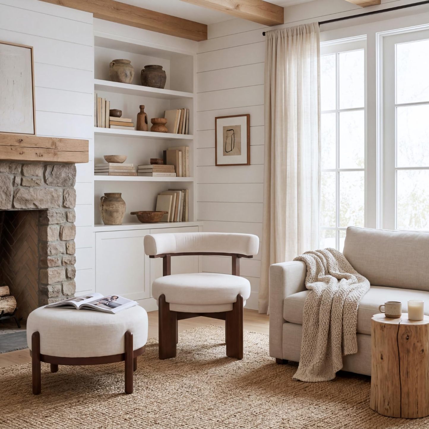 Dawson Modern Minimalist Armchair