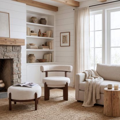 Dawson Modern Minimalist Armchair