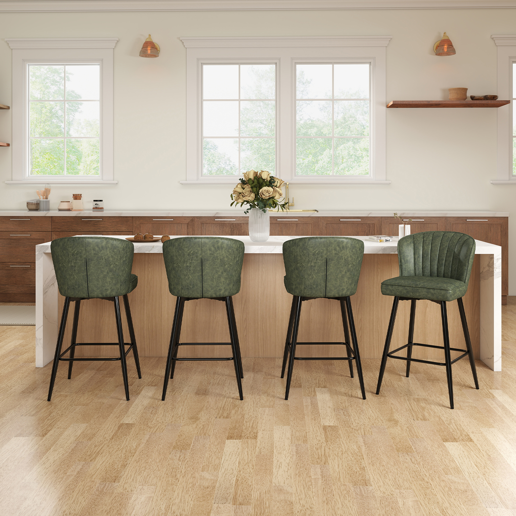 Cameo Counter & Bar Stools (Set of 2)