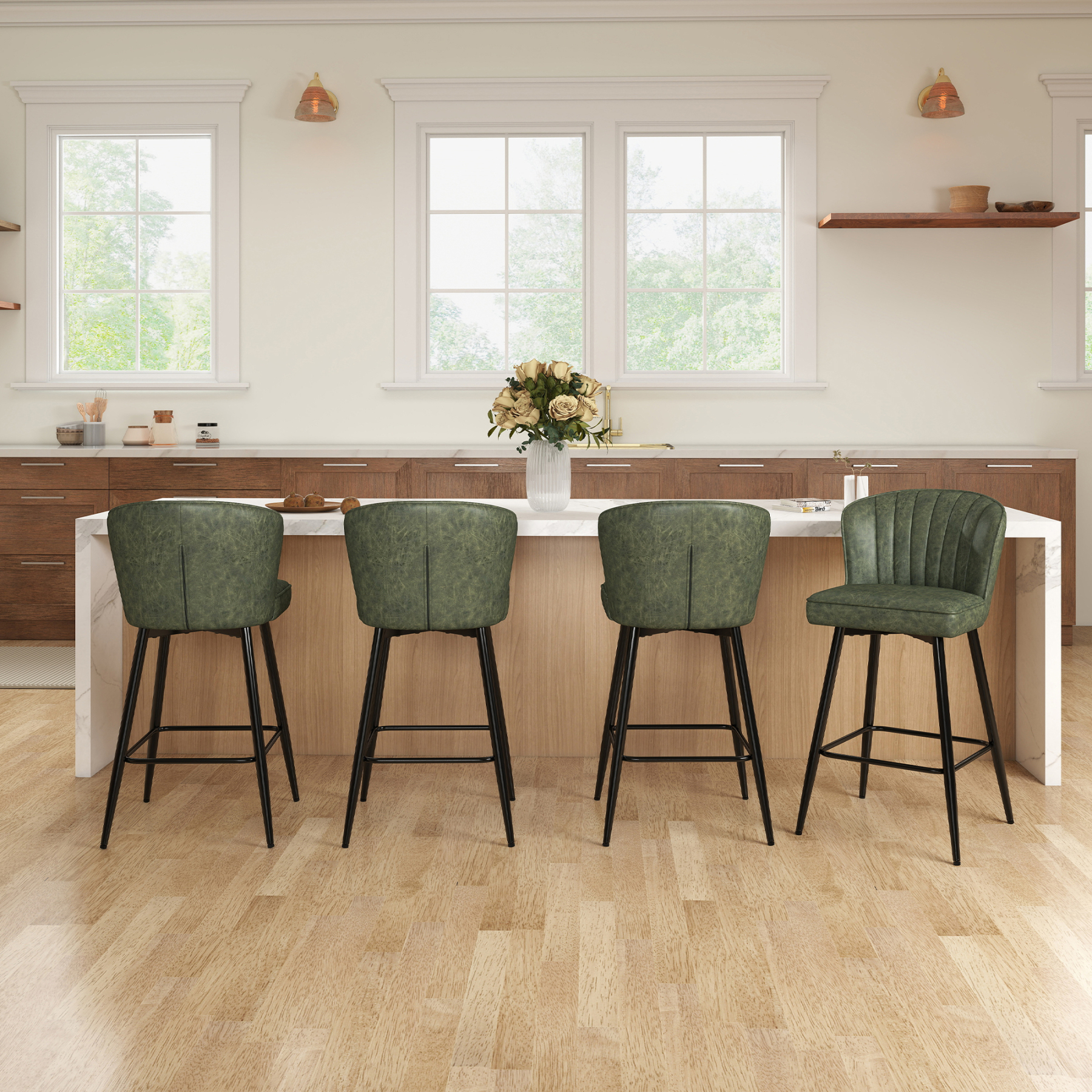 Cameo Counter & Bar Stools (Set of 2)