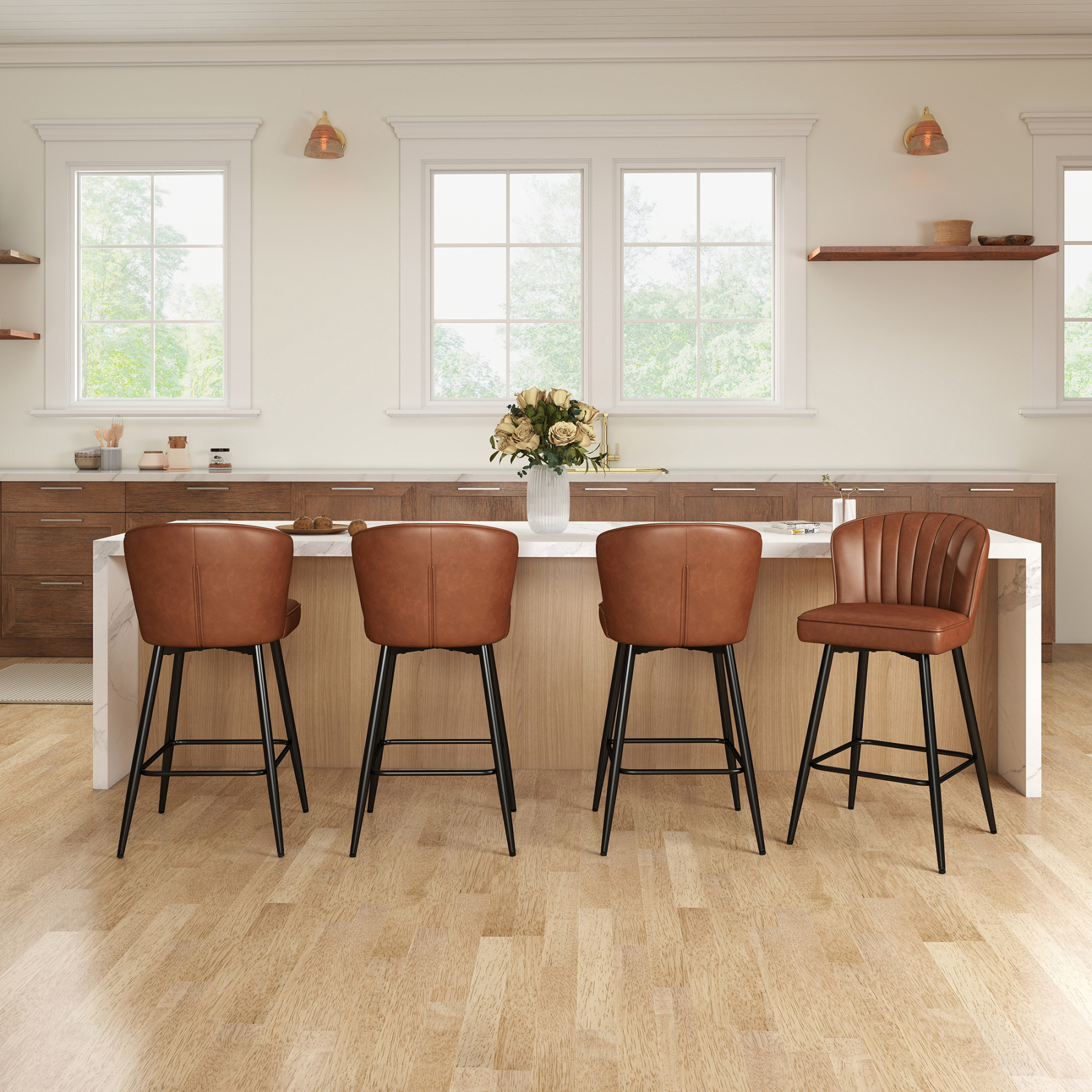 Cameo Counter & Bar Stools (Set of 2)