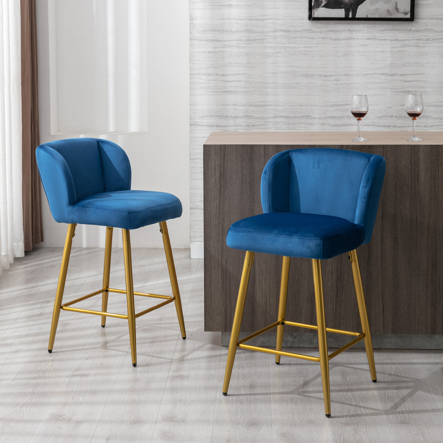 Ember Counter & Bar Stools (Set of 2)