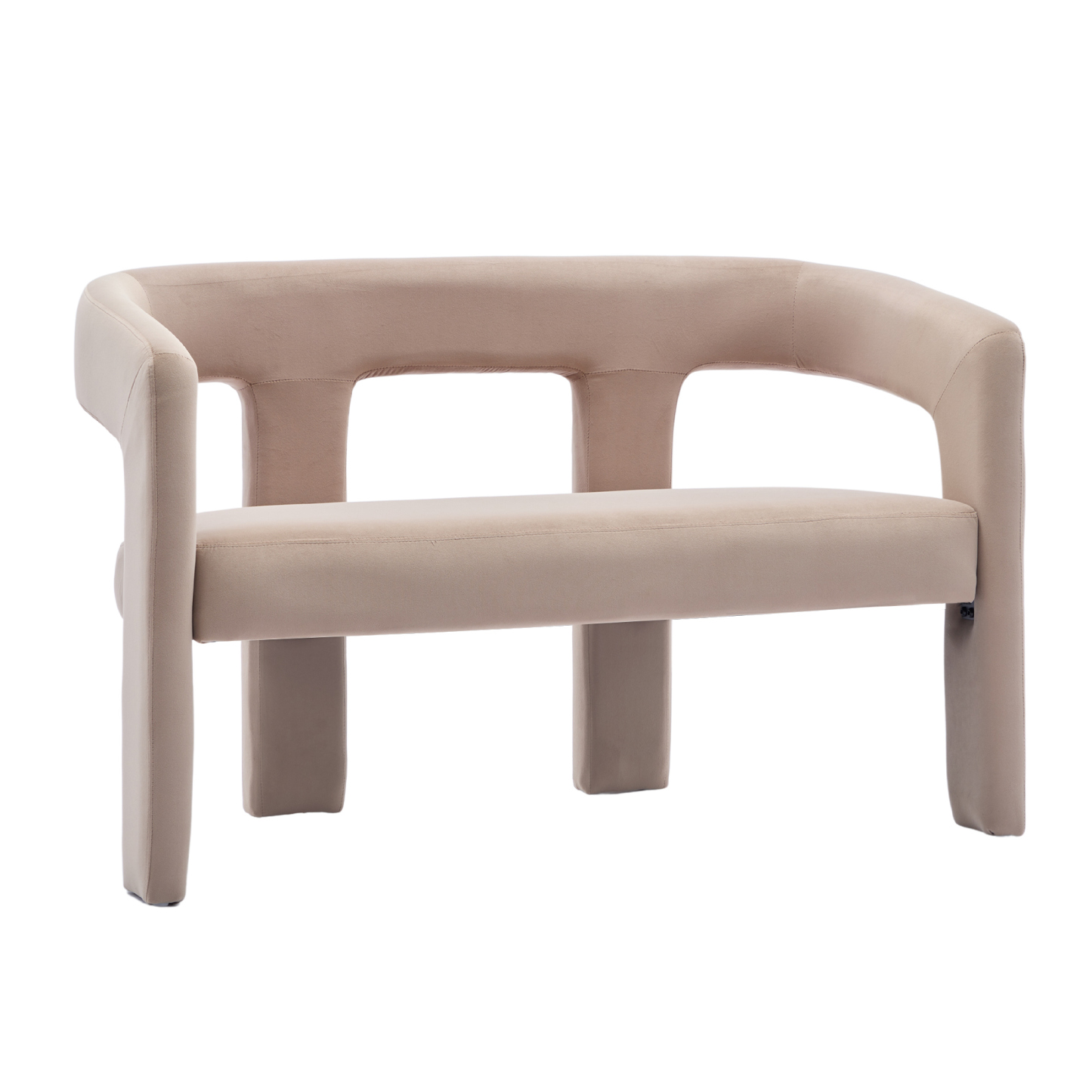 Dove 47'' Bench with Back