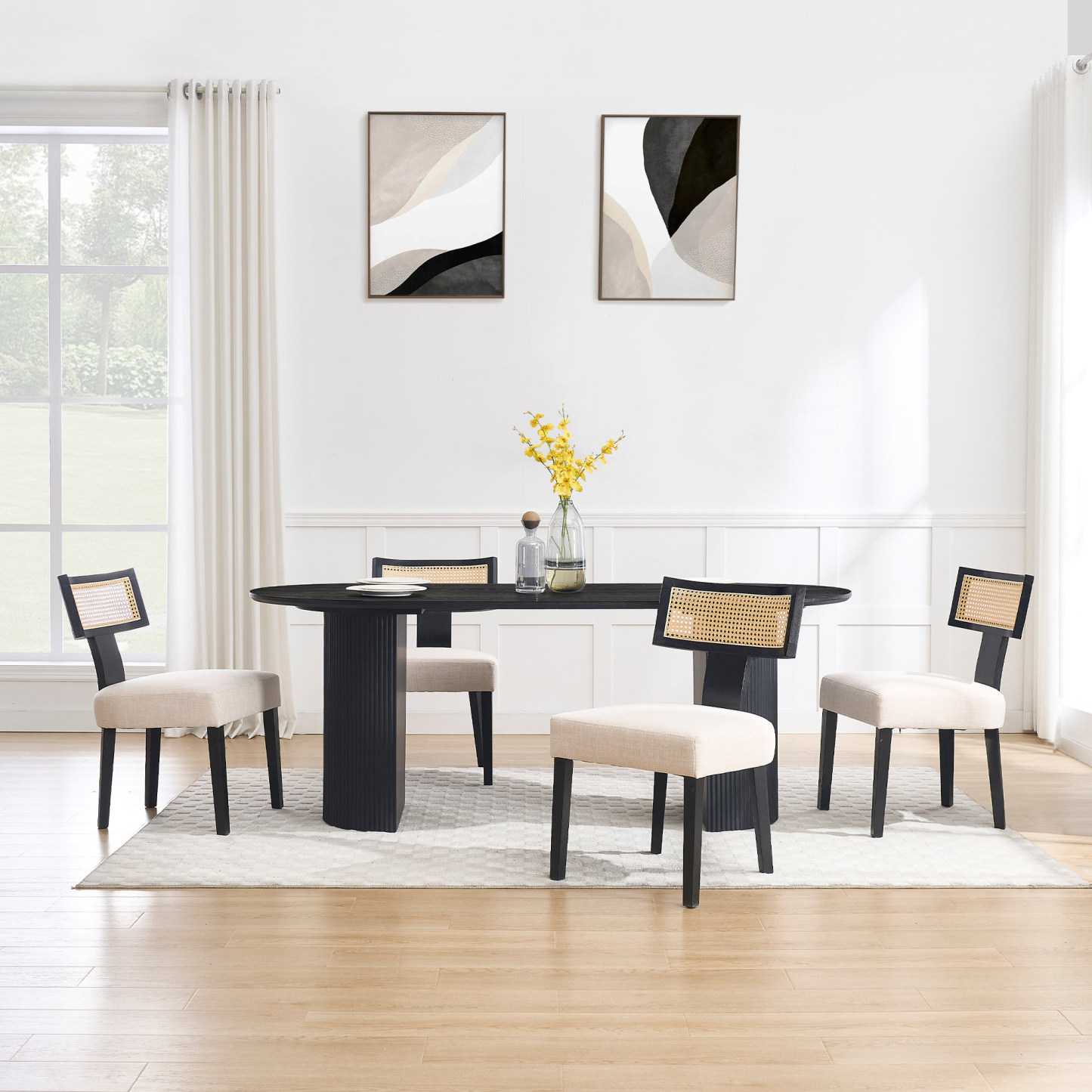 Mateo Oval Dining Table 79''