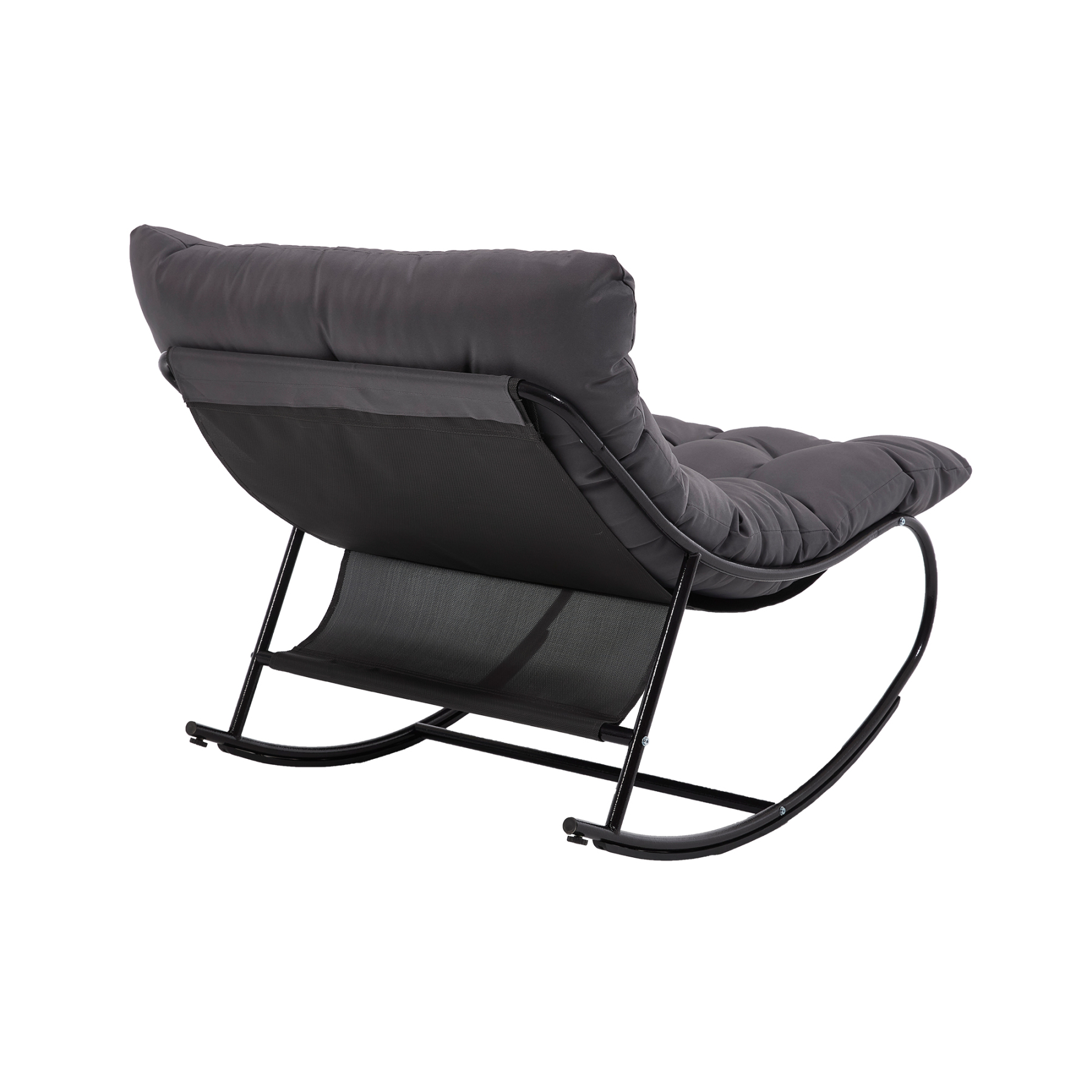 Vincent Outdoor Rocking Chair With Ottoman