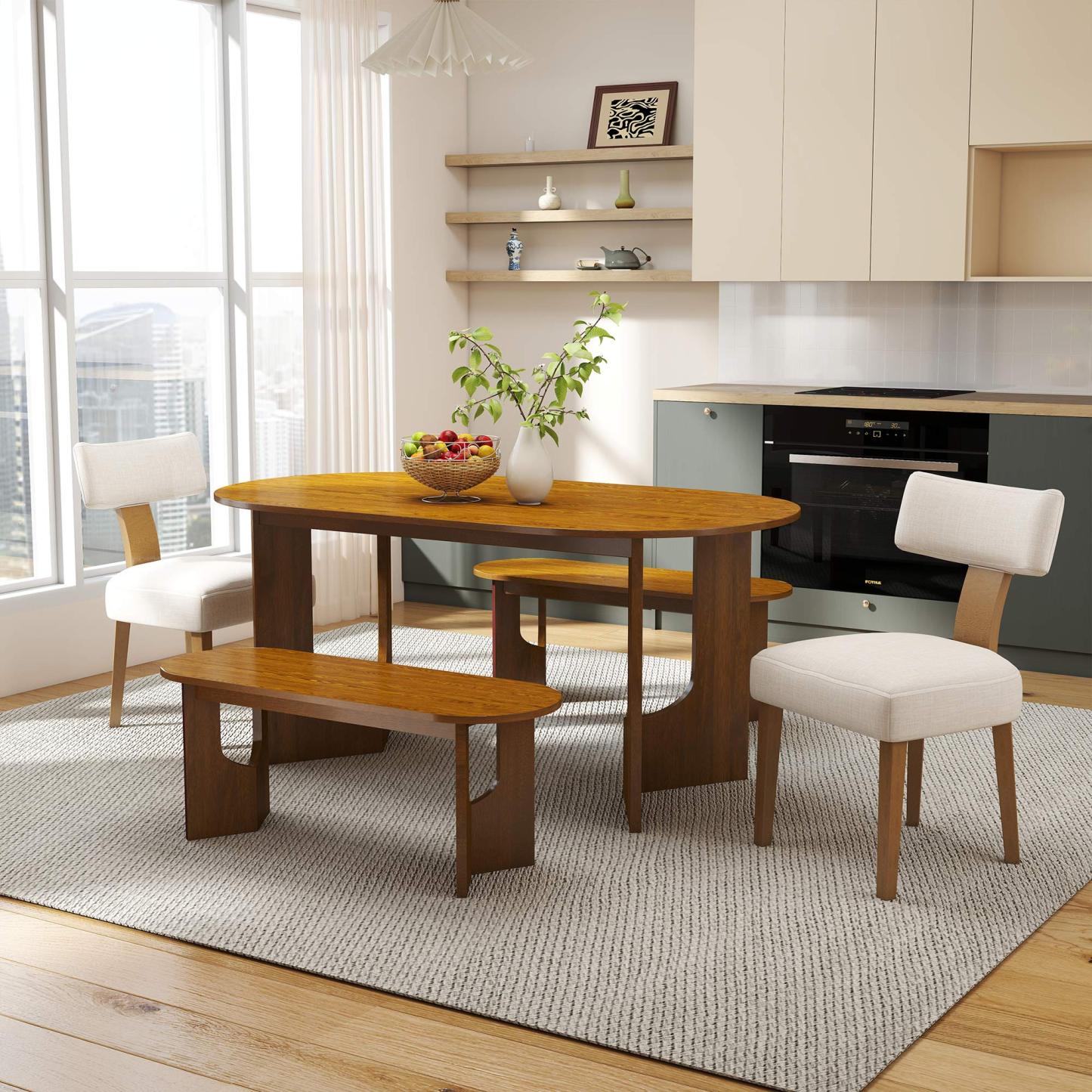 Robert 63'' Dining Table Set 