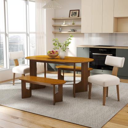 Robert 63'' Dining Table Set 