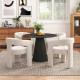 Clark 39" Round Dining Table Set for 4