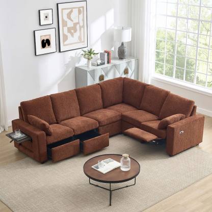 Levi Reclining Sectional Sofa With Storage