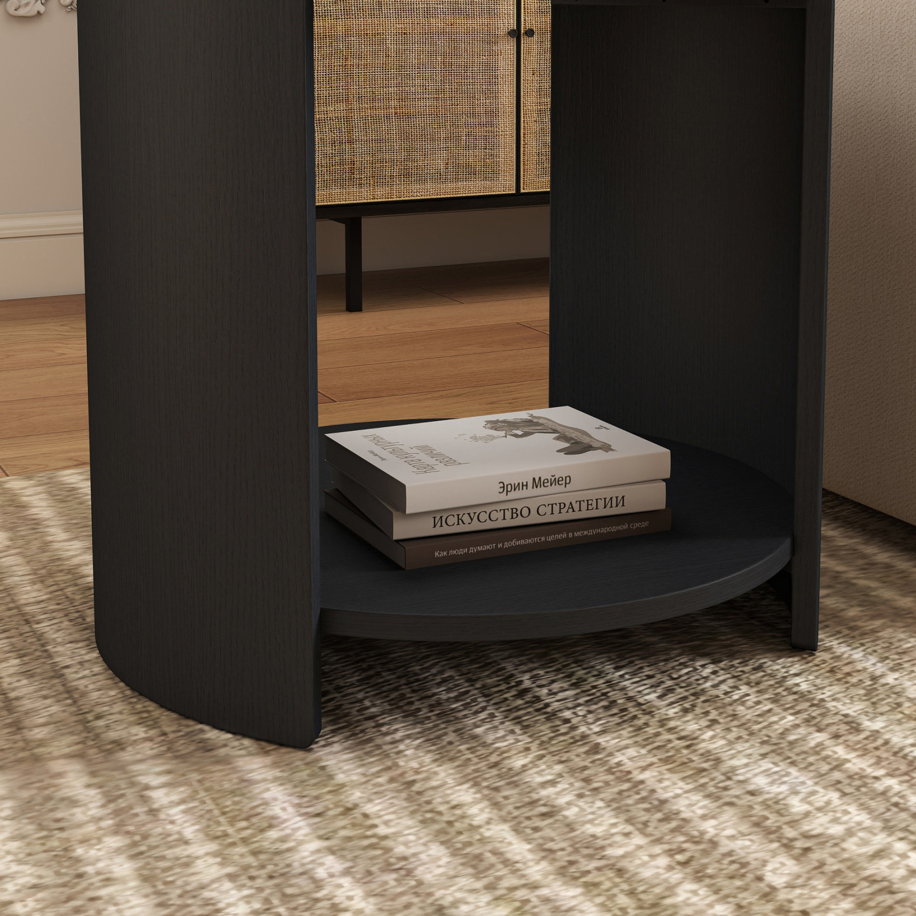 Gia Cultured Marble Side Table