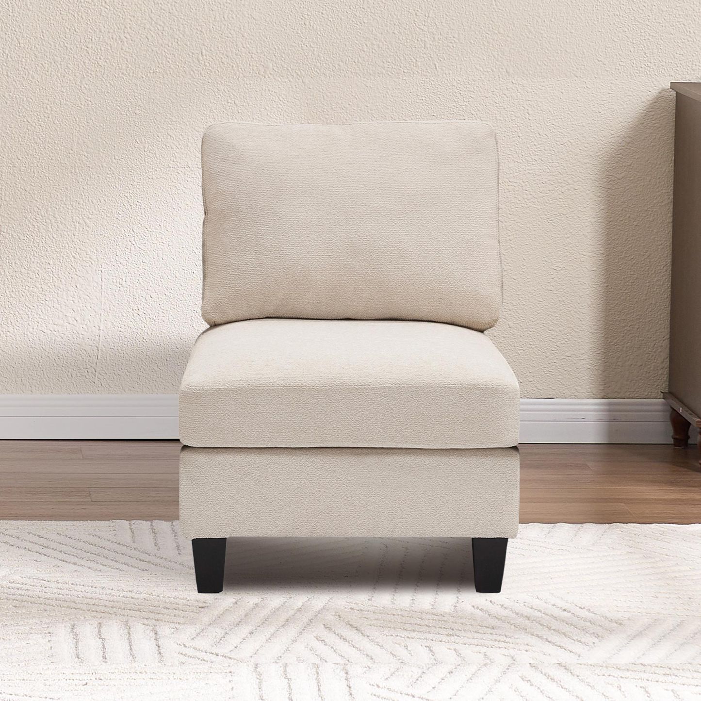 Dallas Ottoman/ Armless Chair