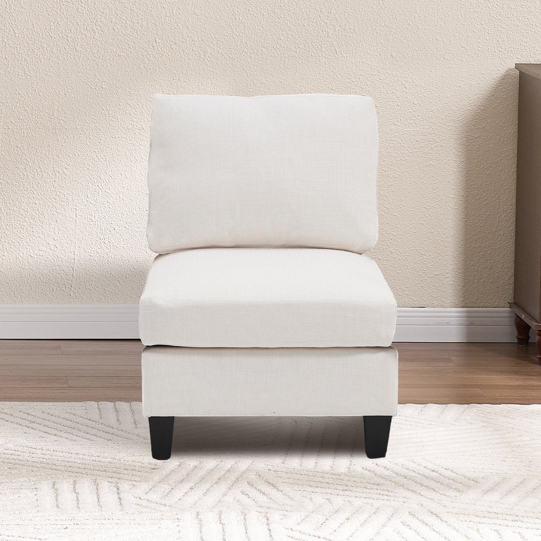 Dallas Ottoman/ Armless Chair