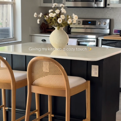 Salem Rattan Bar Stools (Set of 2)