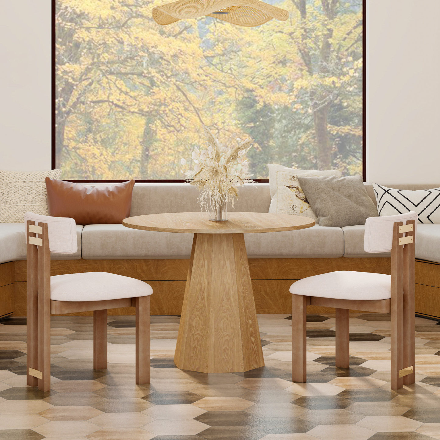 Clark 39" Round Dining Table Set