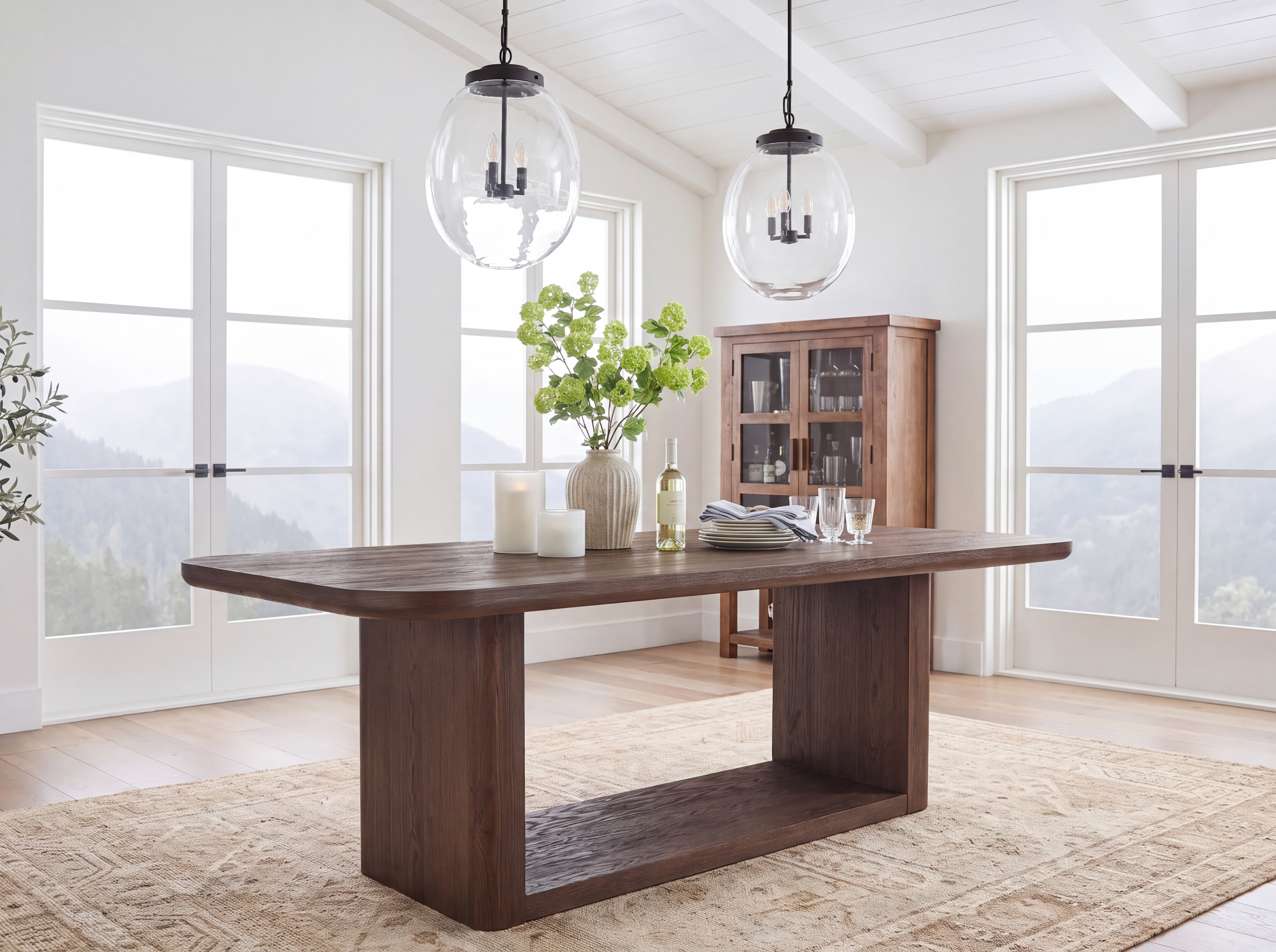 Rowan dining table delivery and optional in-home assembly service