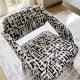 Luna Curved Upholstered Dining Chairs (Set of 2)