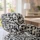 Luna Curved Upholstered Dining Chairs (Set of 2)