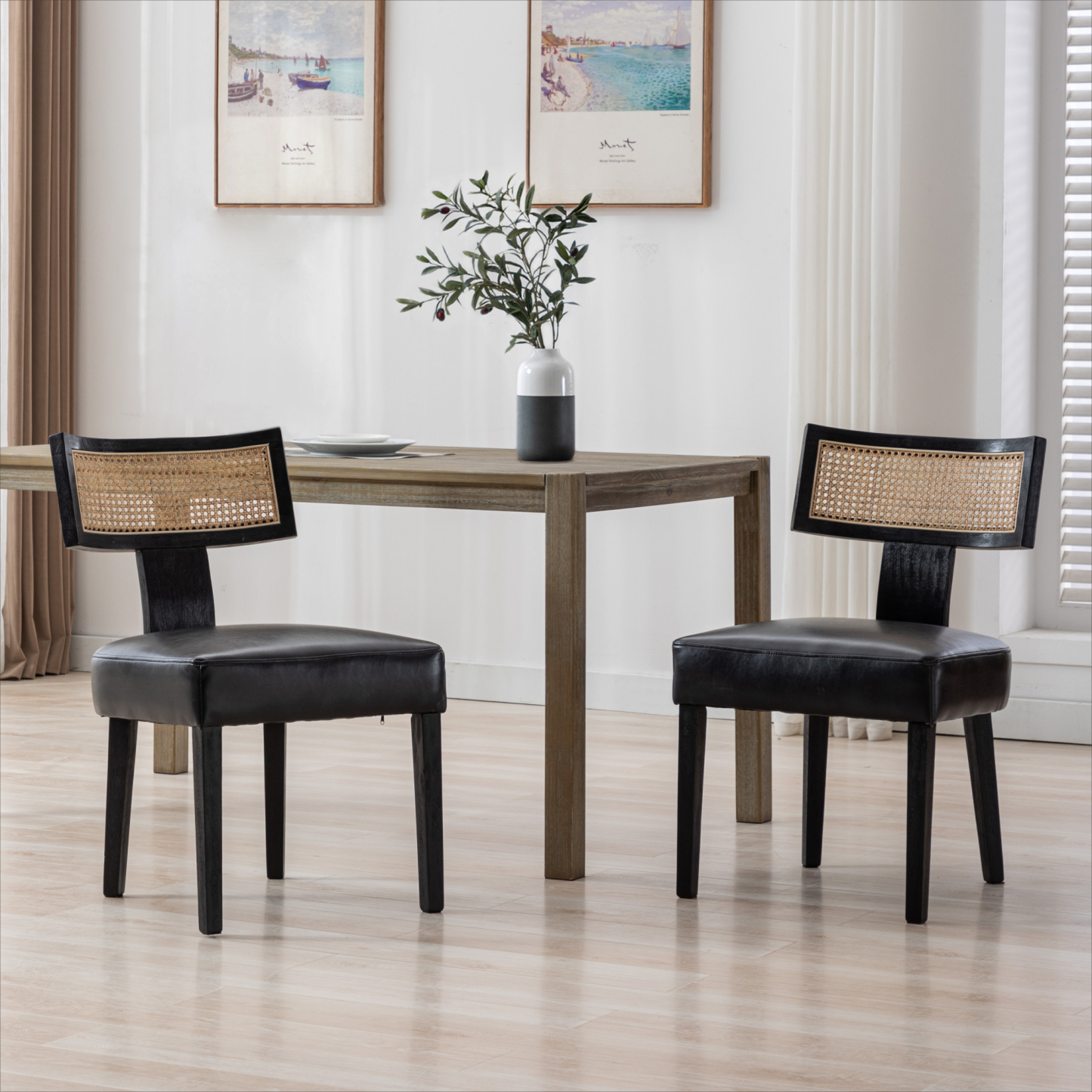 Payson Cane Dining Chairs (Set of 2)